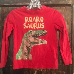 Lands’ End Long sleeve t-shirt: Roaro Saurus